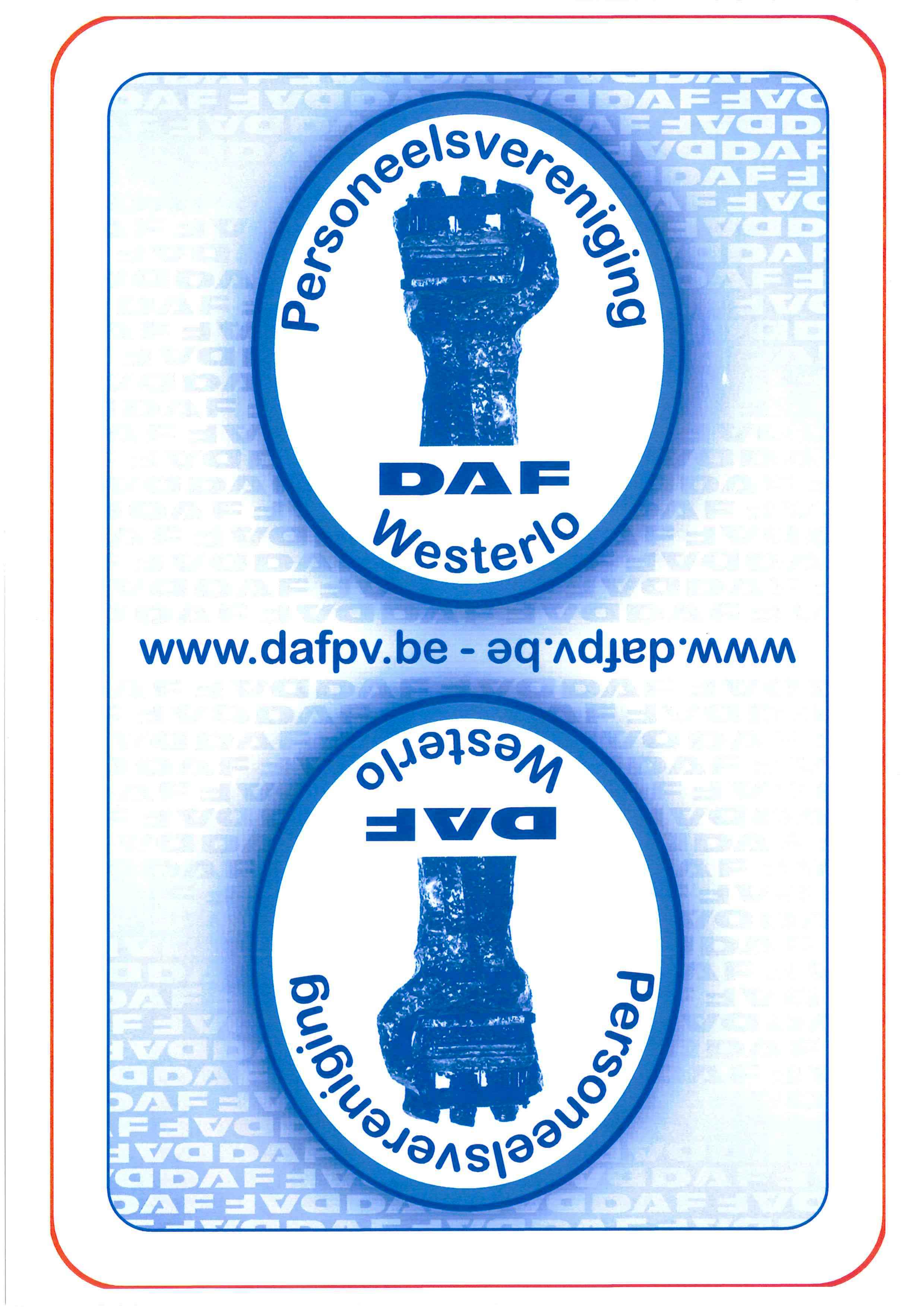 Logo Personeelsvereniging DAF Westerlo